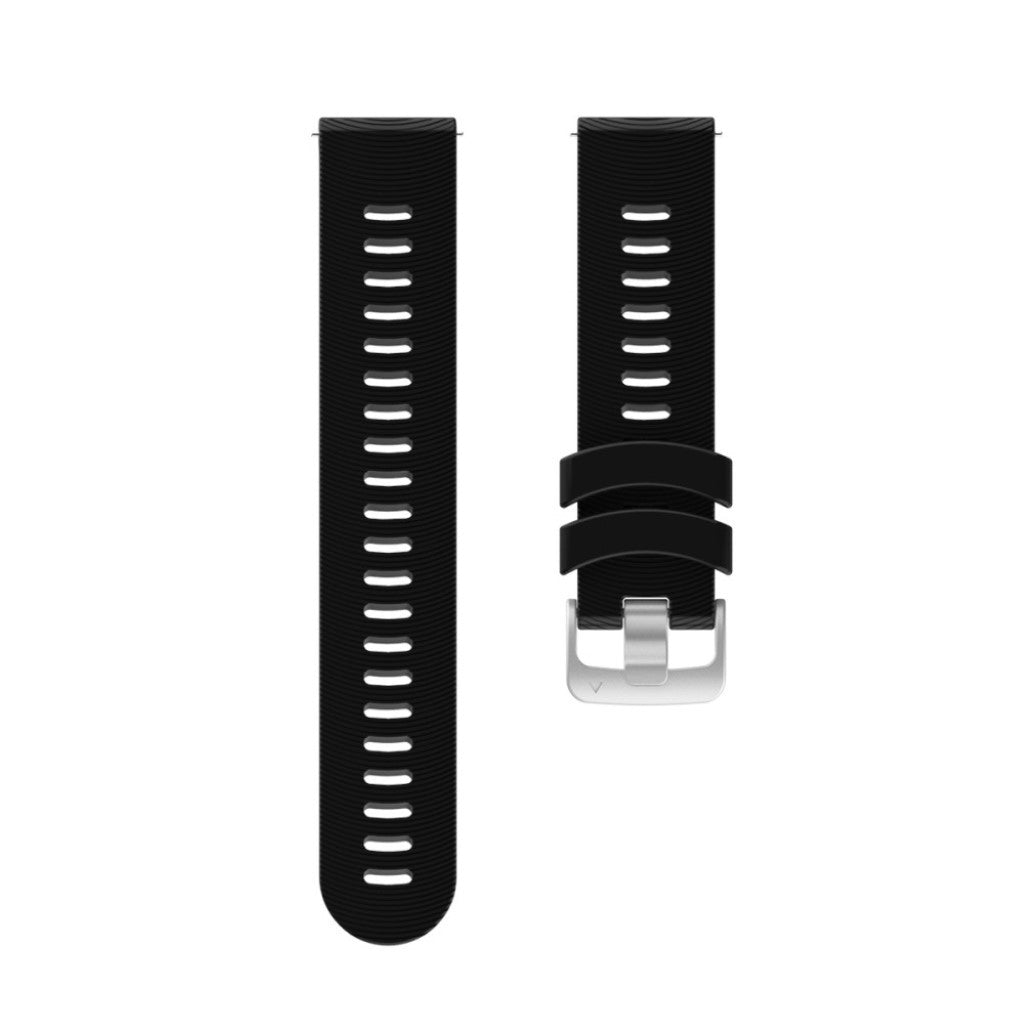 Vildt elegant Garmin Forerunner 245 Silikone Rem - Sort#serie_1
