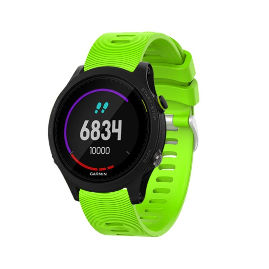 Vildt elegant Garmin Forerunner 245 Silikone Rem - Grøn#serie_2