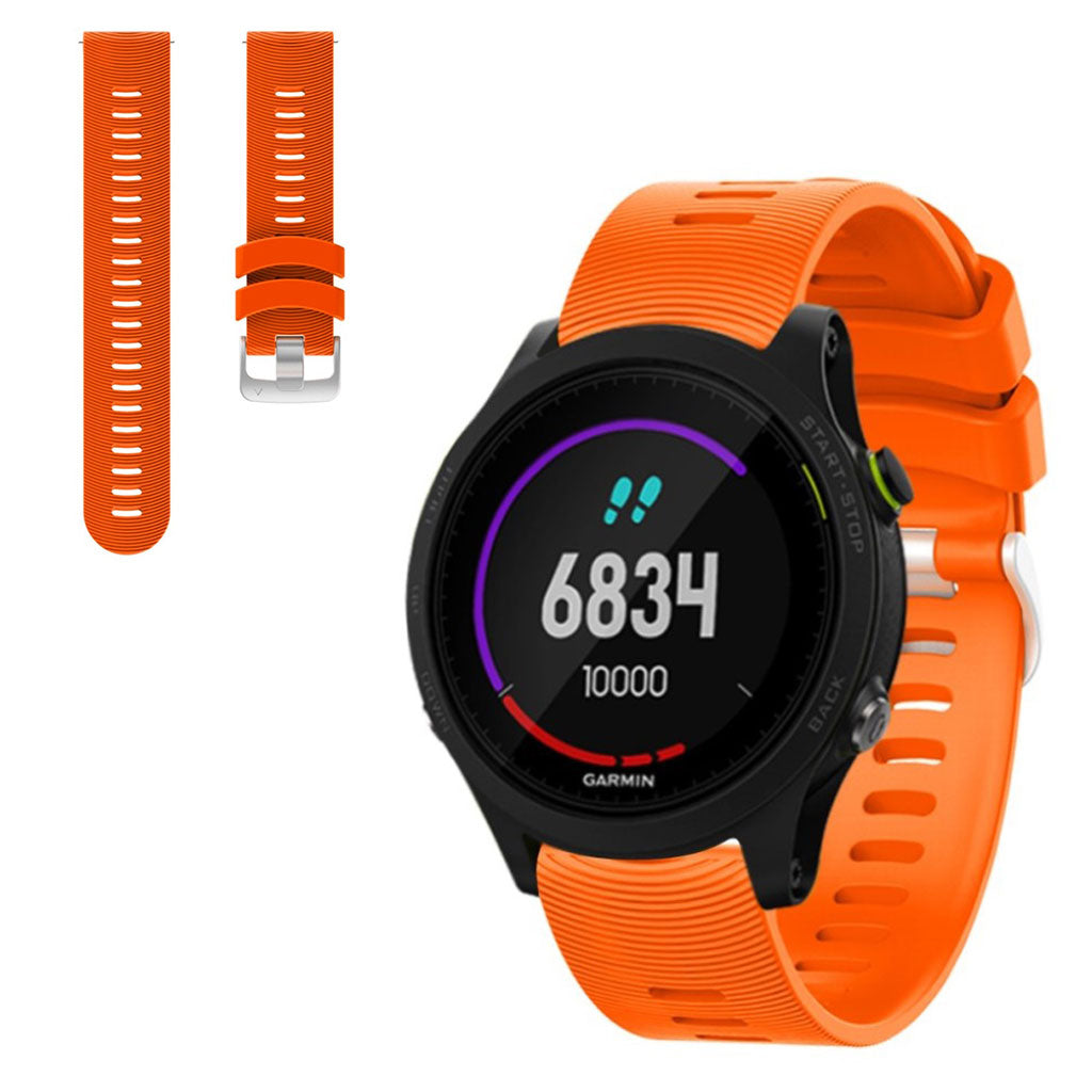 Vildt elegant Garmin Forerunner 245 Silikone Rem - Orange#serie_3