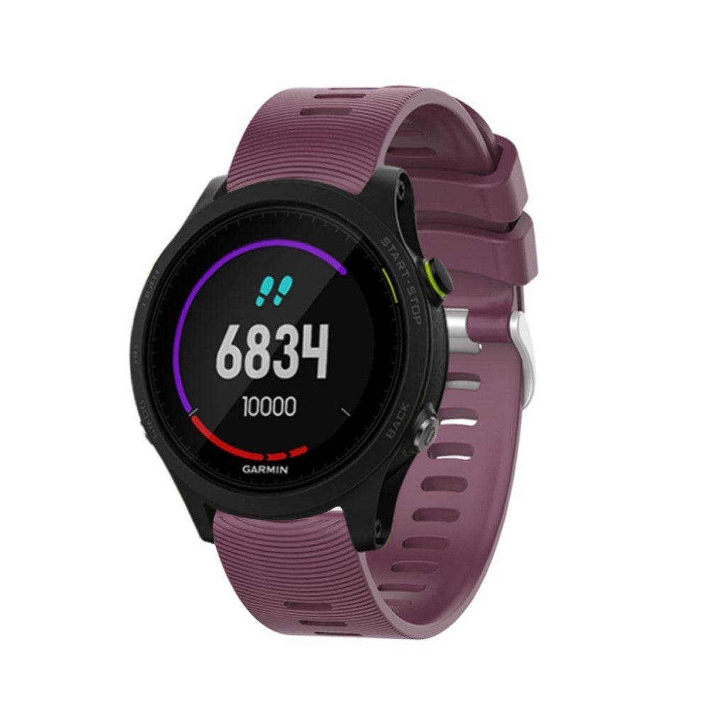 Vildt elegant Garmin Forerunner 245 Silikone Rem - Lilla#serie_4