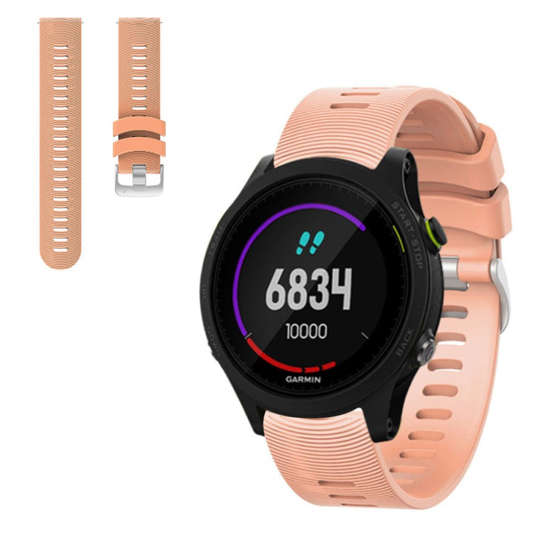 Vildt elegant Garmin Forerunner 245 Silikone Rem - Pink#serie_6