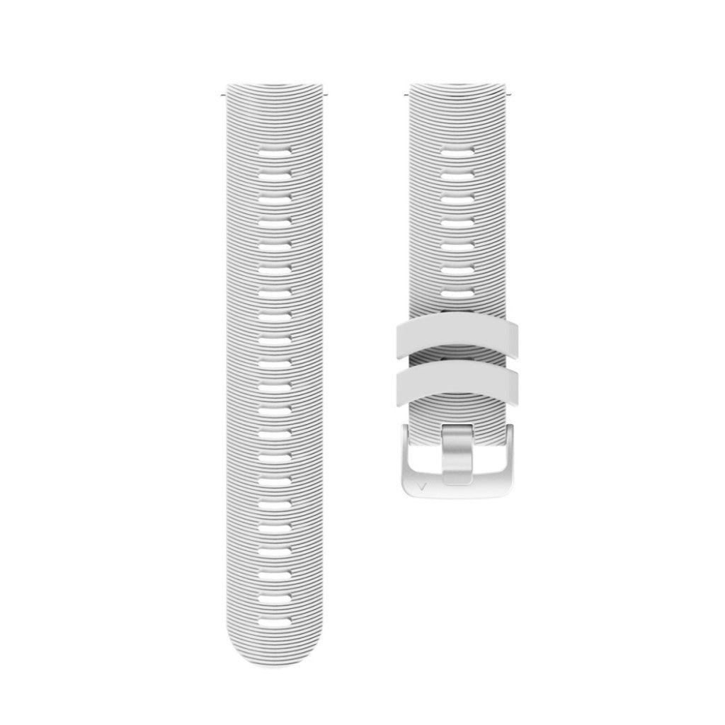 Vildt elegant Garmin Forerunner 245 Silikone Rem - Hvid#serie_7