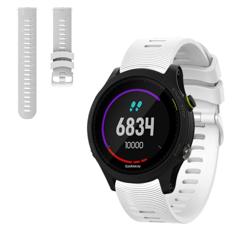 Vildt elegant Garmin Forerunner 245 Silikone Rem - Hvid#serie_7