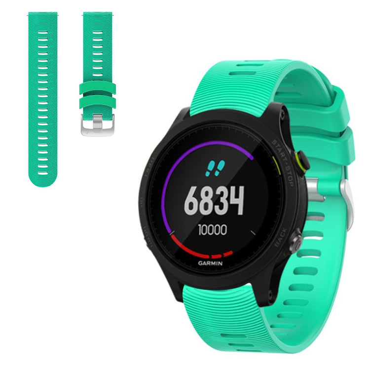 Vildt elegant Garmin Forerunner 245 Silikone Rem - Grøn#serie_8