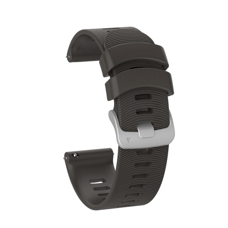 Vildt elegant Garmin Forerunner 245 Silikone Rem - Sølv#serie_9