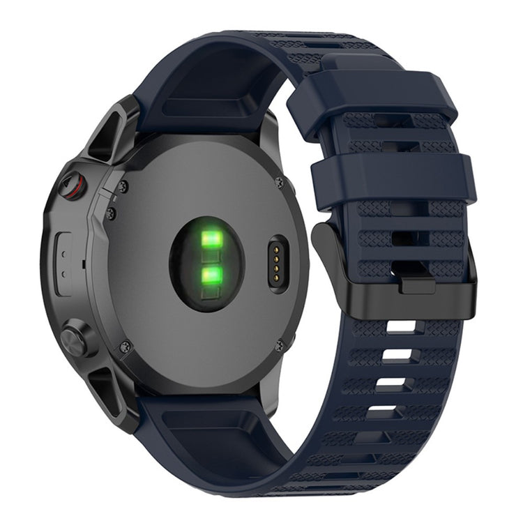 Rigtigt godt Universal Garmin Silikone Rem - Blå#serie_7