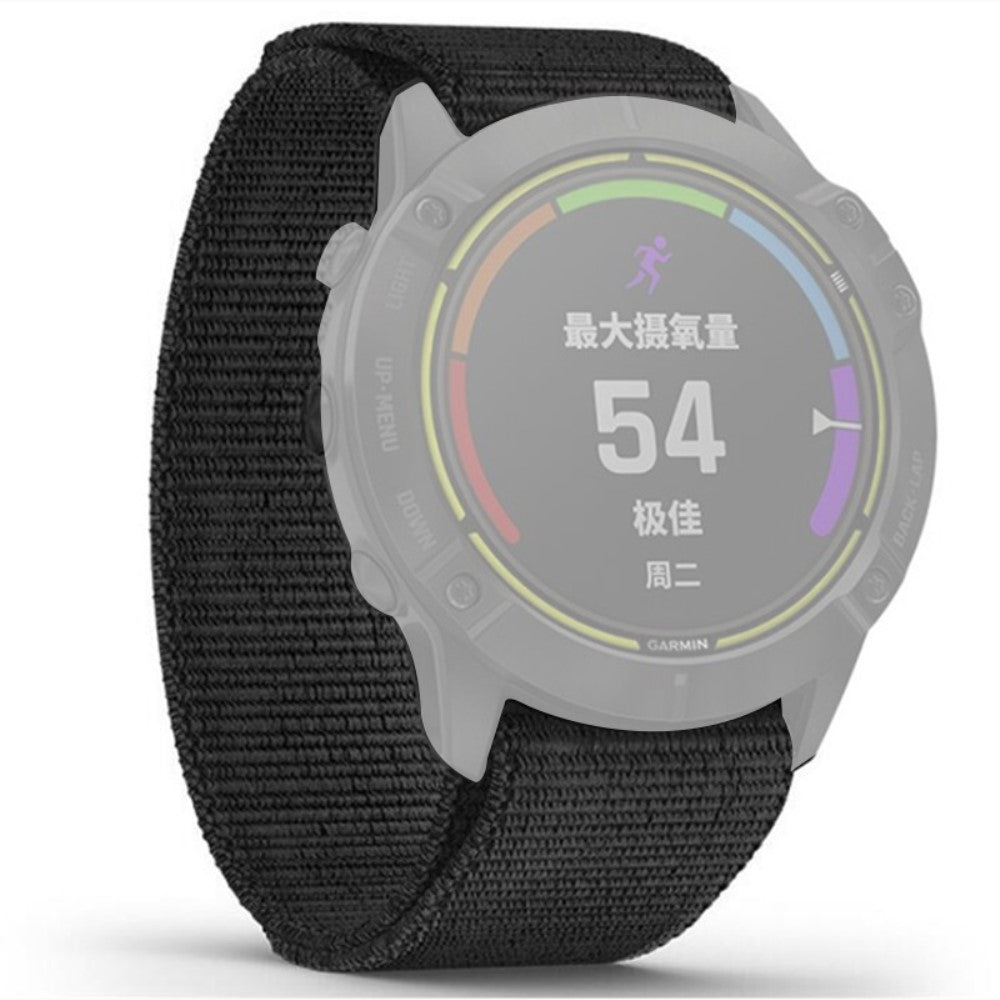 Super nydelig Universal Garmin Nylon Rem - Sort#serie_1