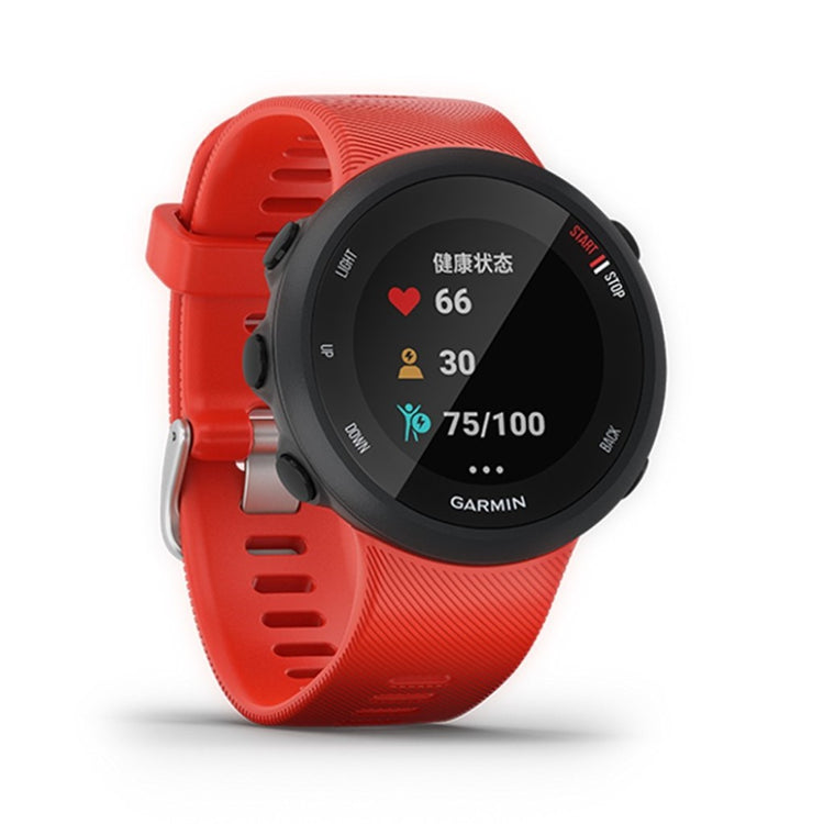 Meget komfortabel Garmin Forerunner 45 Silikone Rem - Rød#serie_1