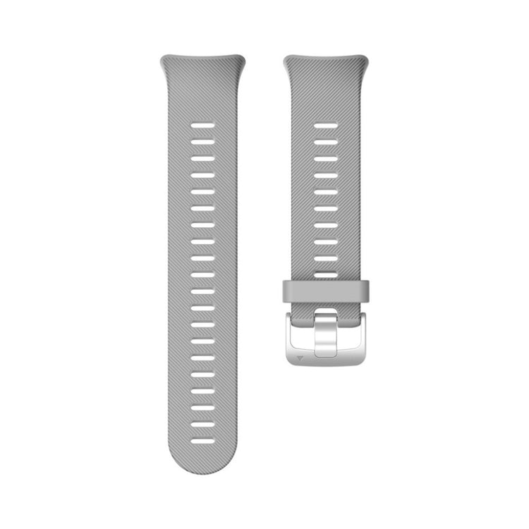 Meget komfortabel Garmin Forerunner 45 Silikone Rem - Sølv#serie_4