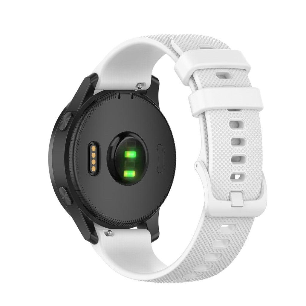 Mega nydelig Garmin Vivoactive 4 Silikone Rem - Hvid#serie_2