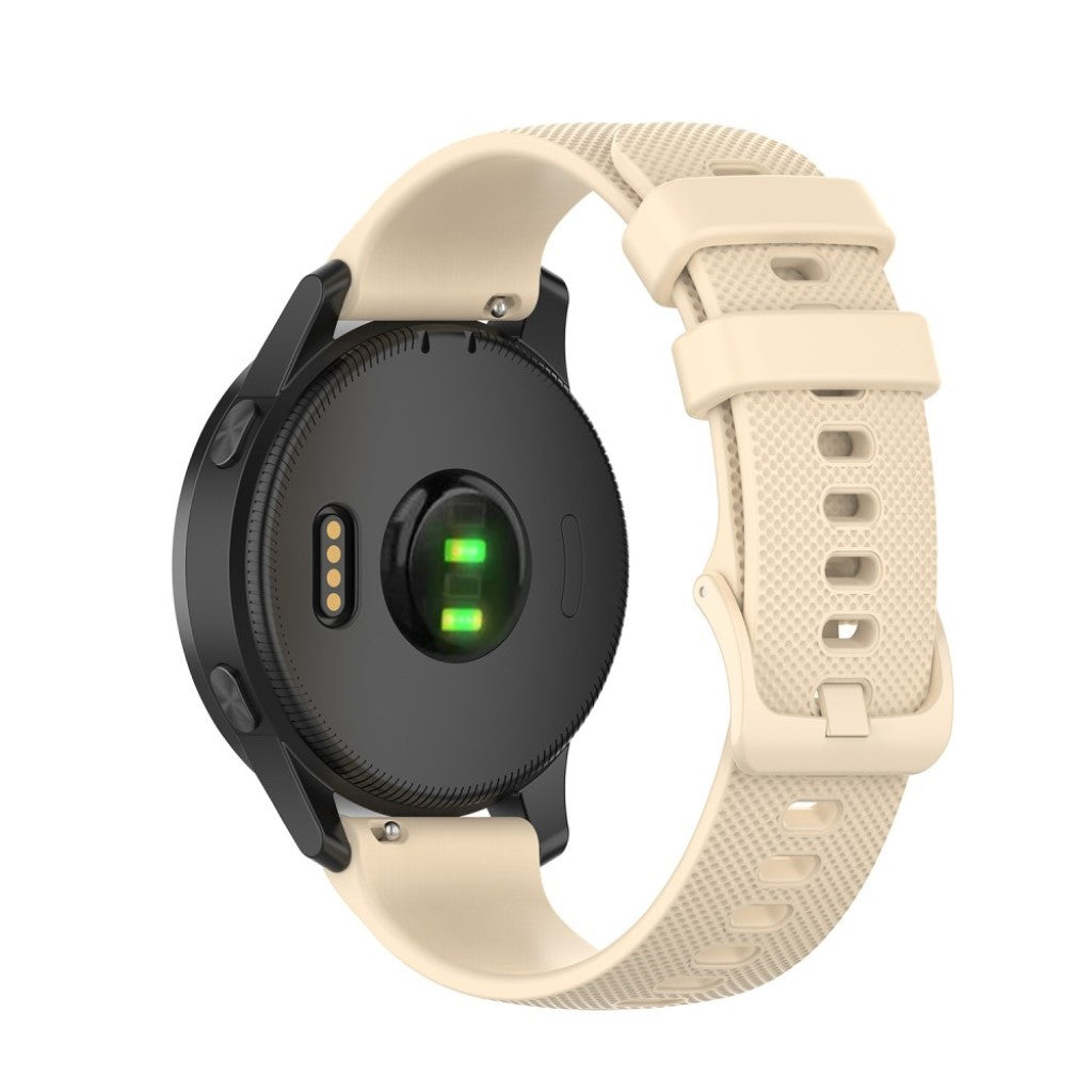 Mega nydelig Garmin Vivoactive 4 Silikone Rem - Beige#serie_6