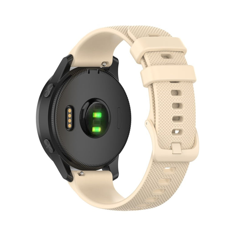 Mega nydelig Garmin Vivoactive 4 Silikone Rem - Beige#serie_6