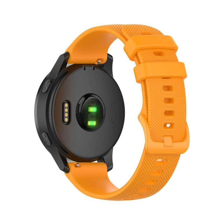 Mega nydelig Garmin Vivoactive 4 Silikone Rem - Gul#serie_7