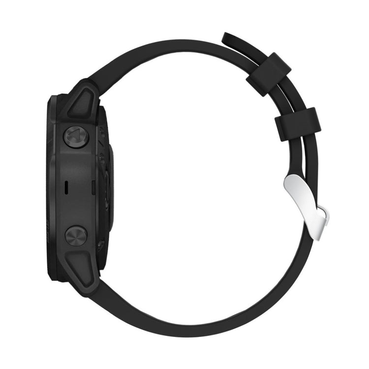 Helt vildt nydelig Garmin Fenix 6S Silikone Rem - Sort#serie_1