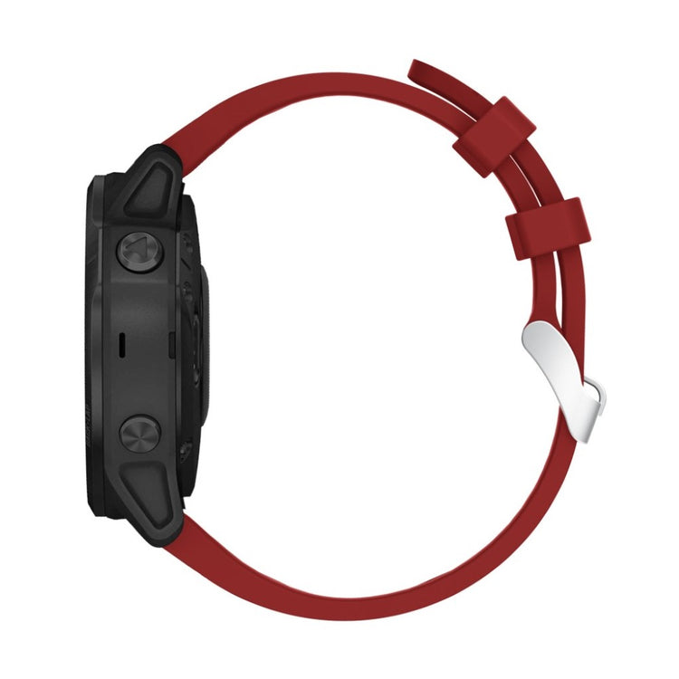 Helt vildt nydelig Garmin Fenix 6S Silikone Rem - Rød#serie_4