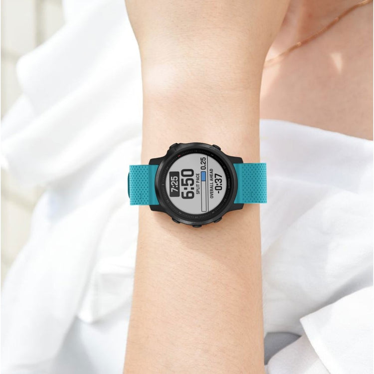 Helt vildt nydelig Garmin Fenix 6S Silikone Rem - Blå#serie_9