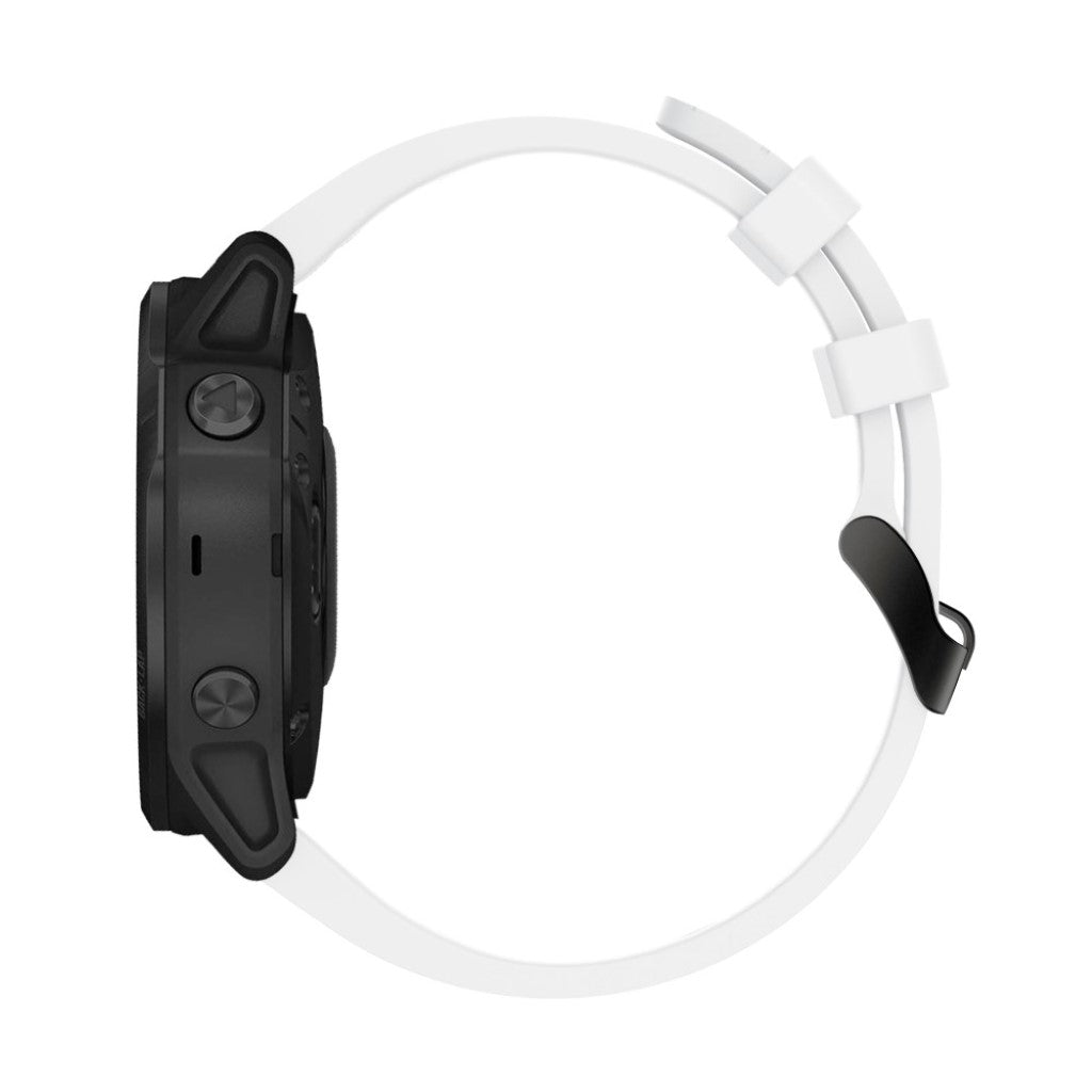 Helt vildt komfortabel Garmin Fenix 6S Silikone Rem - Hvid#serie_2
