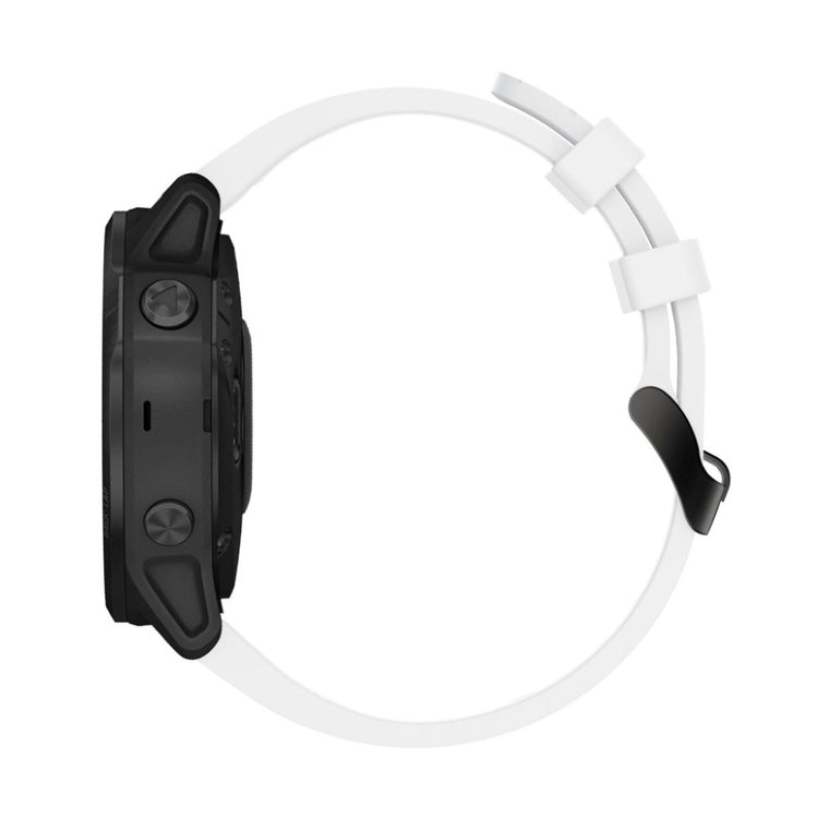 Helt vildt komfortabel Garmin Fenix 6S Silikone Rem - Hvid#serie_2