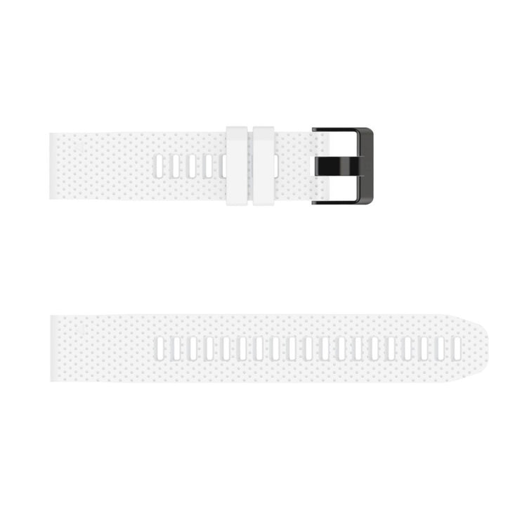 Helt vildt komfortabel Garmin Fenix 6S Silikone Rem - Hvid#serie_2