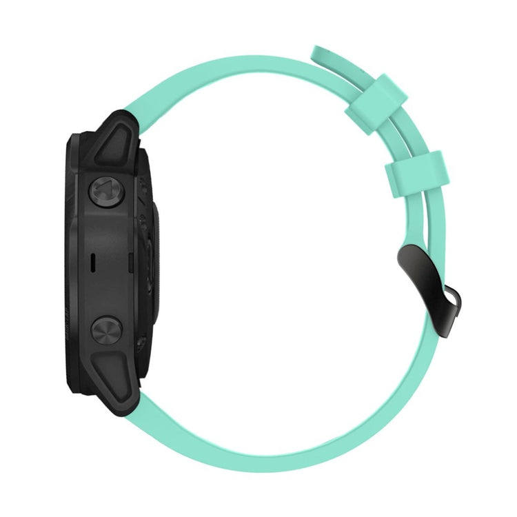 Helt vildt komfortabel Garmin Fenix 6S Silikone Rem - Grøn#serie_8