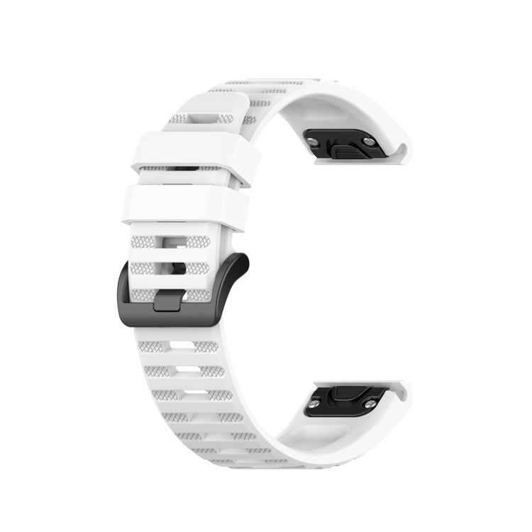 Mega kønt Garmin Fenix 6 Silikone Rem - Hvid#serie_2