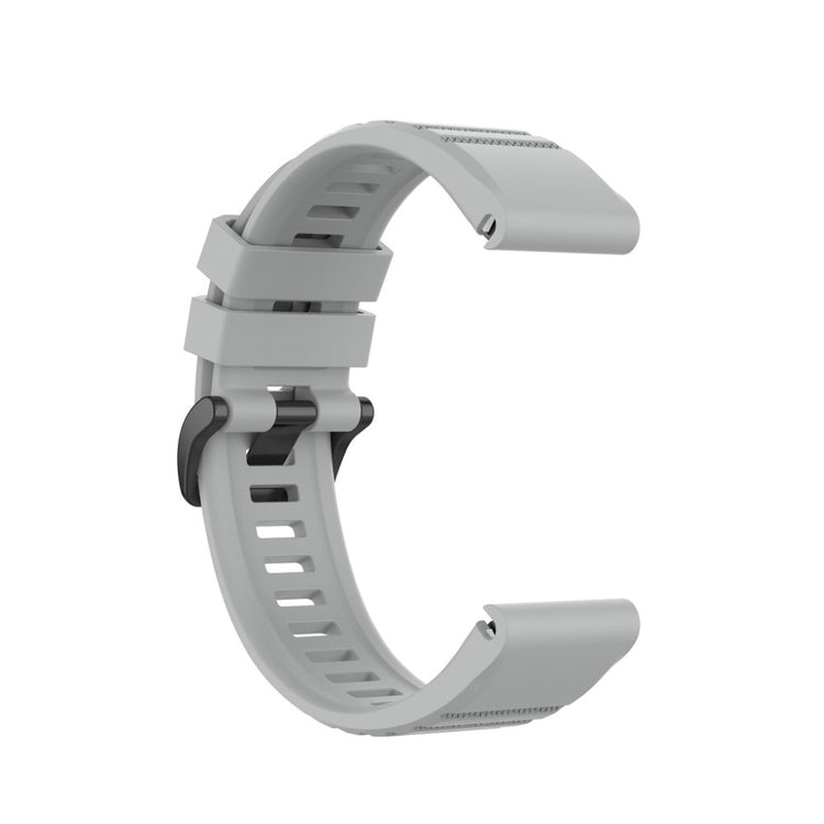 Mega kønt Garmin Fenix 6 Silikone Rem - Sølv#serie_5