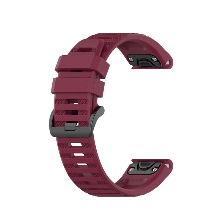 Mega kønt Garmin Fenix 6 Silikone Rem - Rød#serie_6
