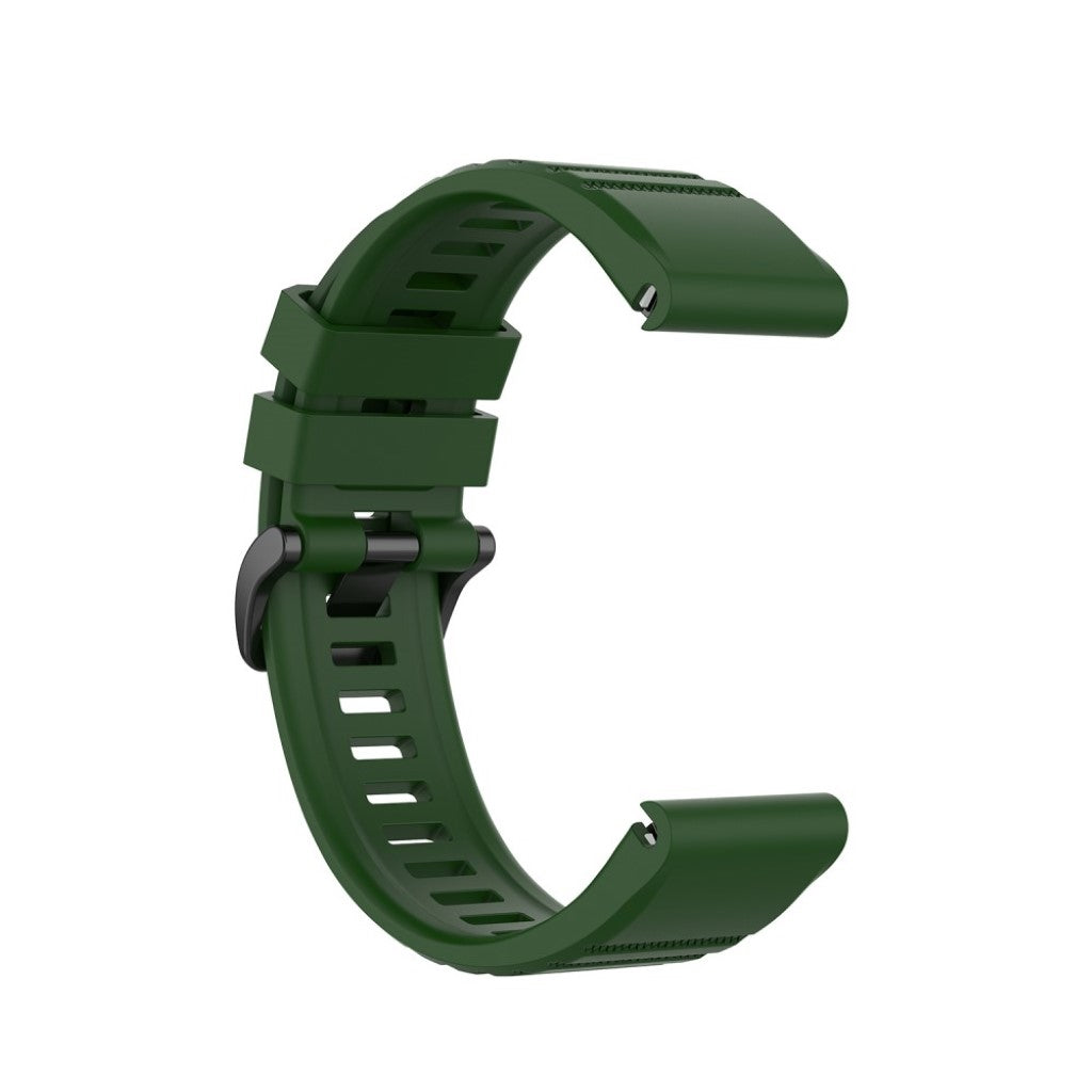 Mega kønt Garmin Fenix 6 Silikone Rem - Grøn#serie_8