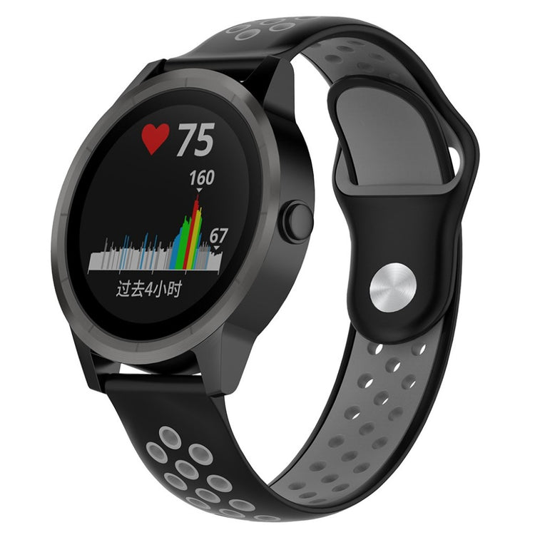 Fremragende Garmin Venu Silikone Rem - Sort#serie_3