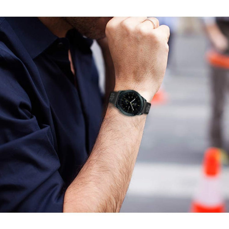 Fremragende Garmin Venu Silikone Rem - Sort#serie_3