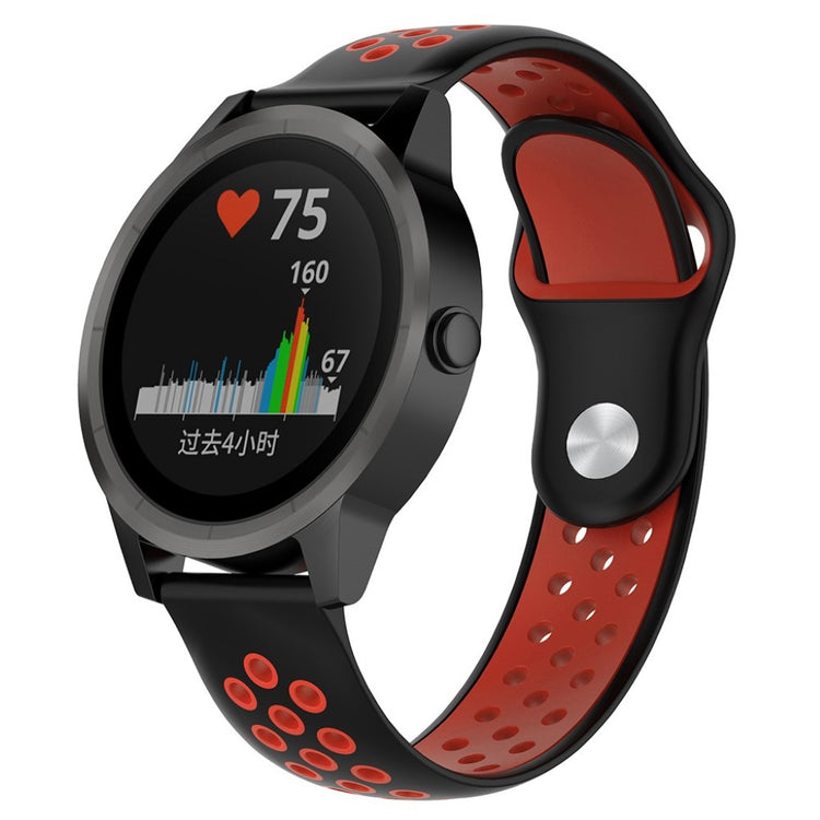 Vildt fantastisk Garmin Venu Silikone Rem - Sort#serie_6