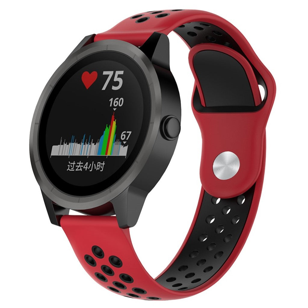 Fremragende Garmin Venu Silikone Rem - Sort#serie_7