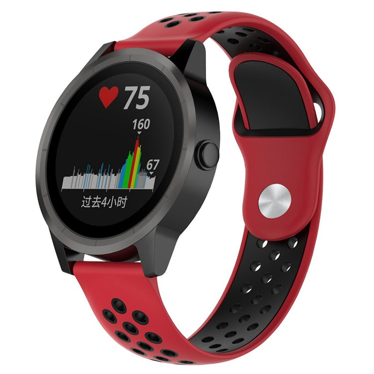 Fremragende Garmin Venu Silikone Rem - Sort#serie_7