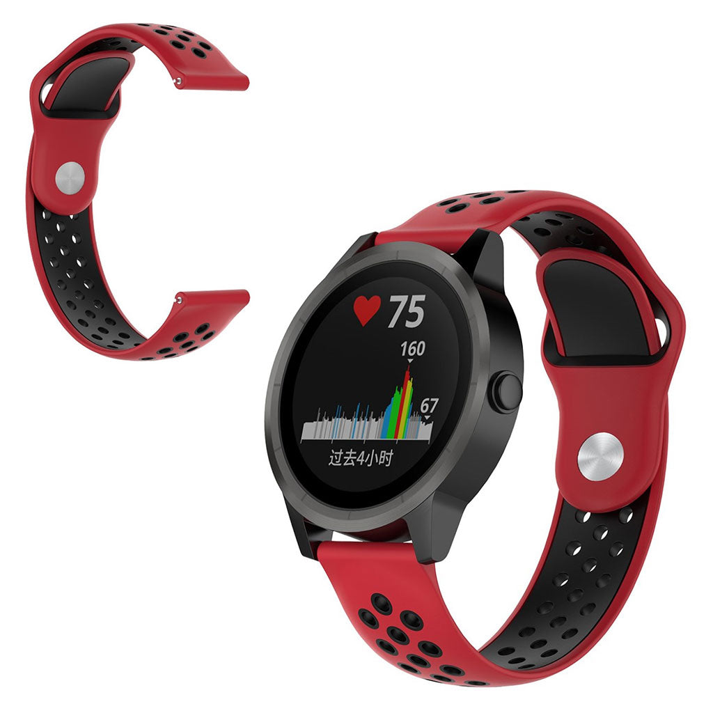 Fremragende Garmin Venu Silikone Rem - Sort#serie_7