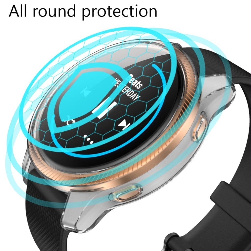 Vildt fed Garmin Venu Silikone Rem - Gennemsigtig#serie_2
