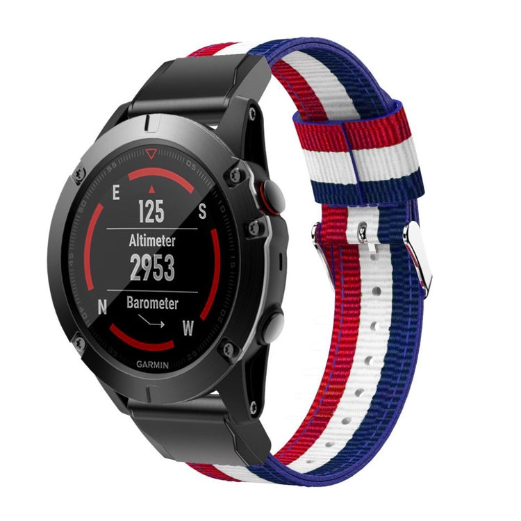 Vildt cool Garmin Venu Nylon Rem - Flerfarvet#serie_2