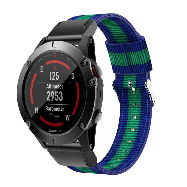 Vildt cool Garmin Venu Nylon Rem - Blå#serie_6