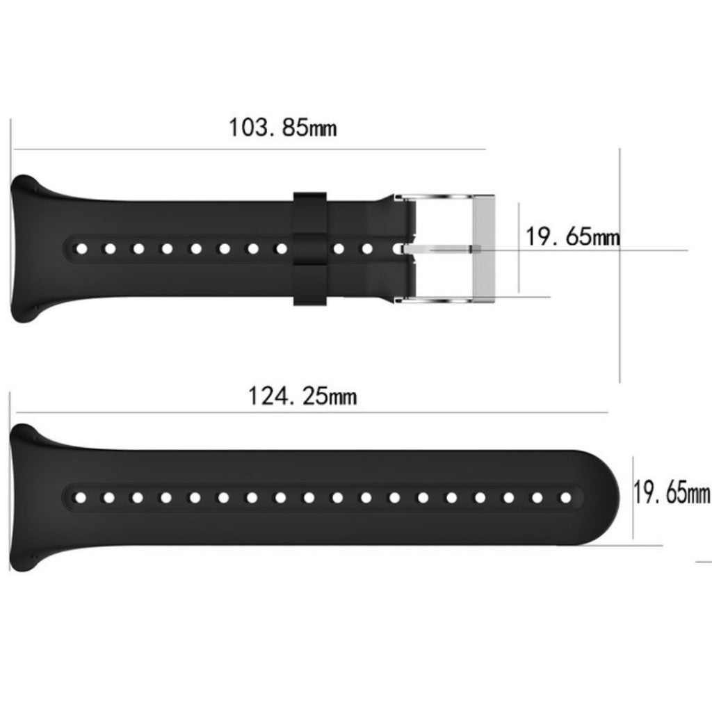 Superflot Garmin Swim Silikone Rem - Sort#serie_1