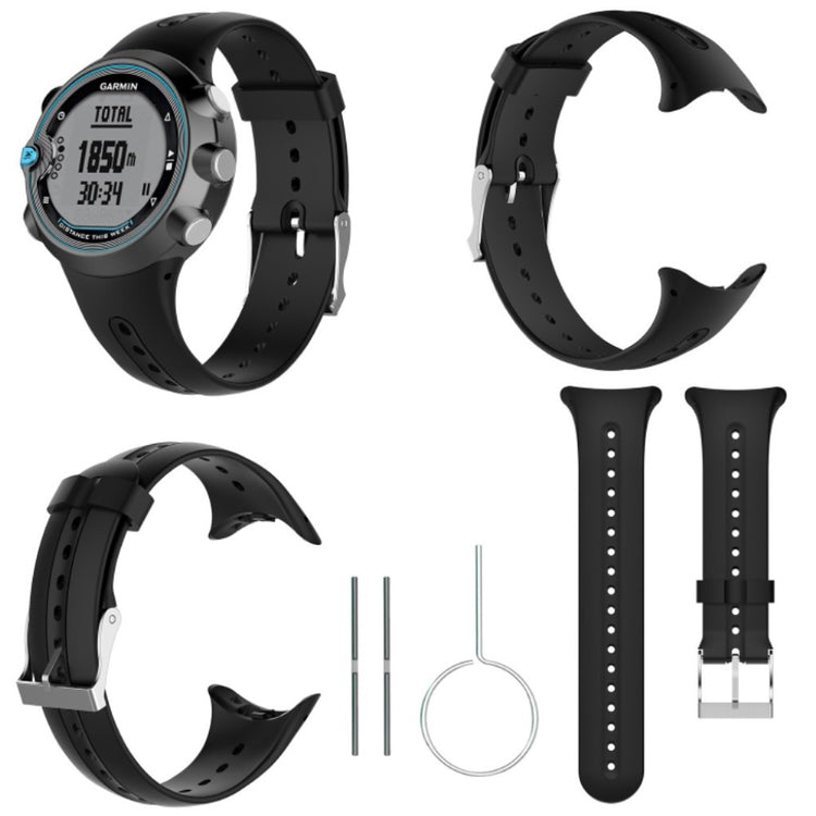 Superflot Garmin Swim Silikone Rem - Sort#serie_1