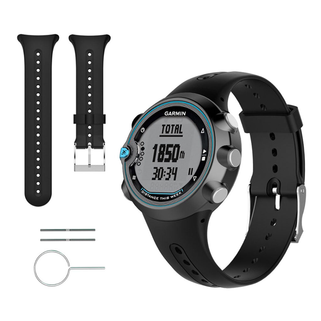 Superflot Garmin Swim Silikone Rem - Sort#serie_1
