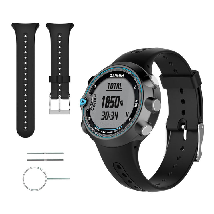 Superflot Garmin Swim Silikone Rem - Sort#serie_1