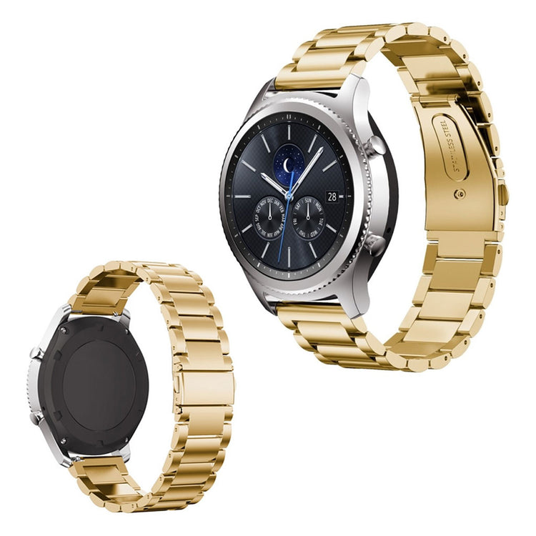 Super holdbart Garmin Vivomove 3S Metal Rem - Guld#serie_4