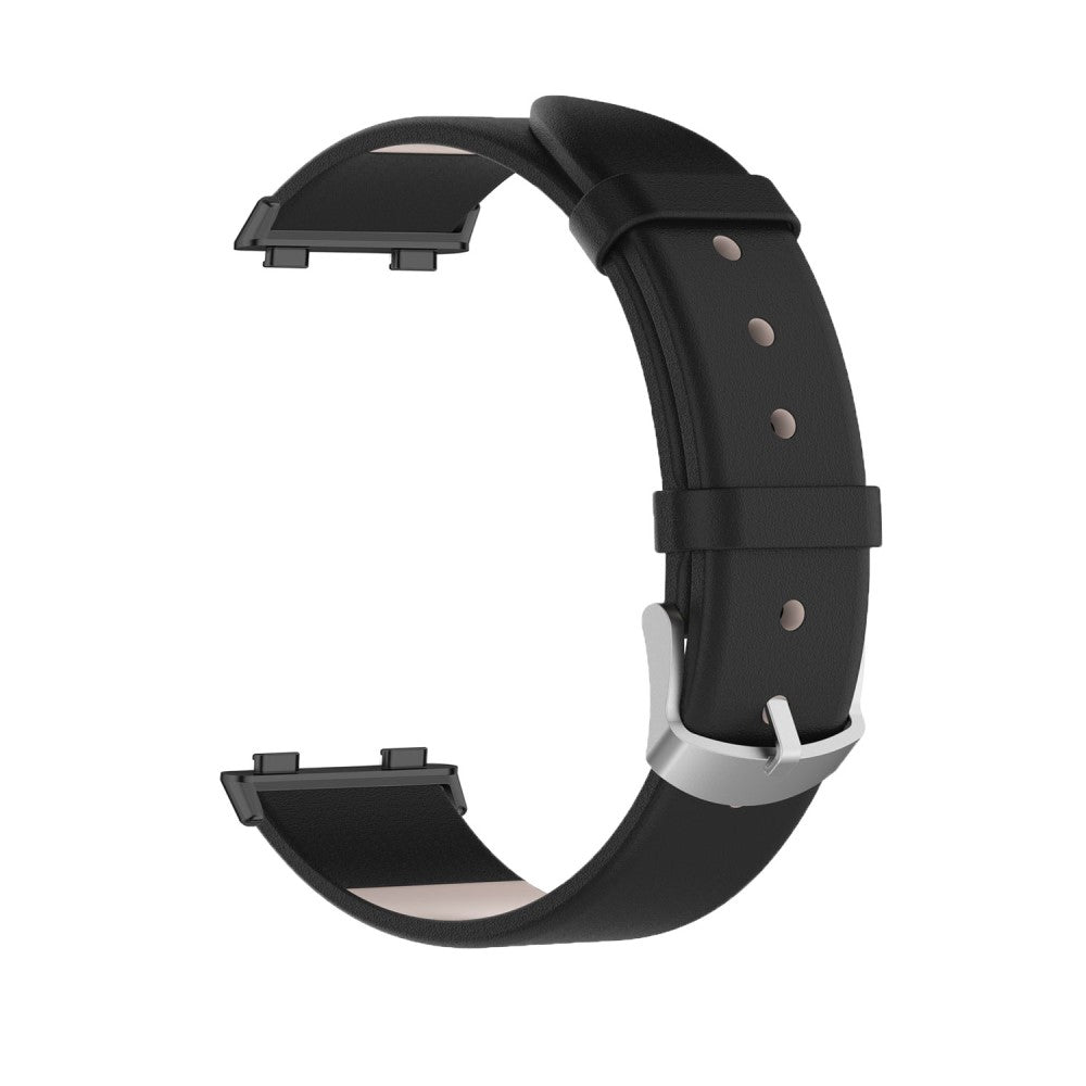 Super holdbart Oppo Watch 3 Kunstlæder Rem - Sort#serie_1