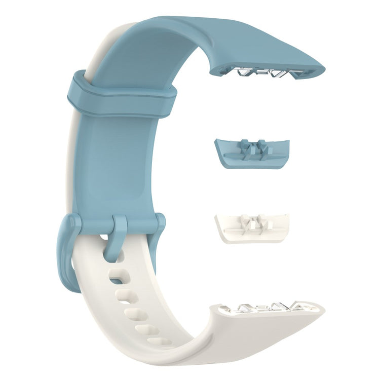 Rigtigt fed Oppo Band 2 Silikone Rem - Hvid#serie_10