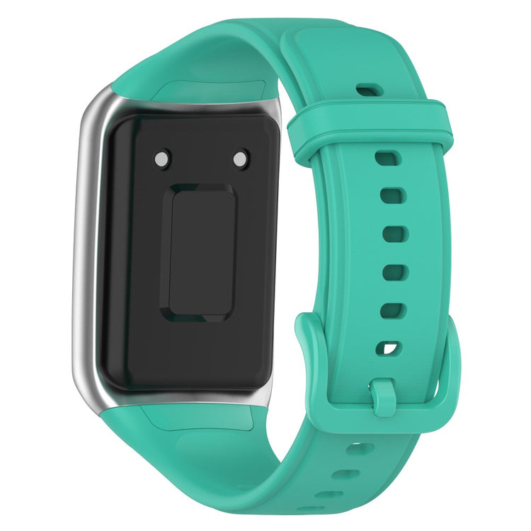 Rigtigt fed Oppo Band 2 Silikone Rem - Grøn#serie_11