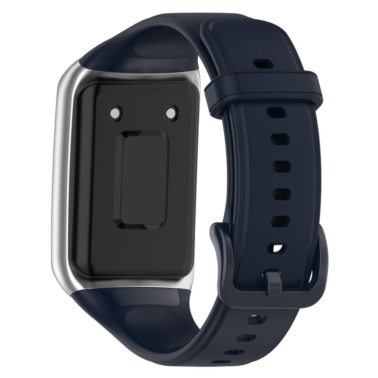 Rigtigt fed Oppo Band 2 Silikone Rem - Blå#serie_12