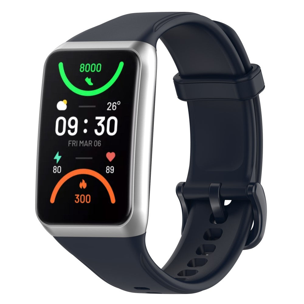 Rigtigt fed Oppo Band 2 Silikone Rem - Blå#serie_12