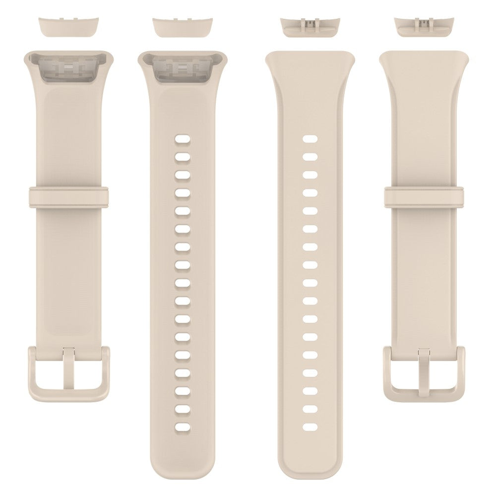 Rigtigt fed Oppo Band 2 Silikone Rem - Hvid#serie_13
