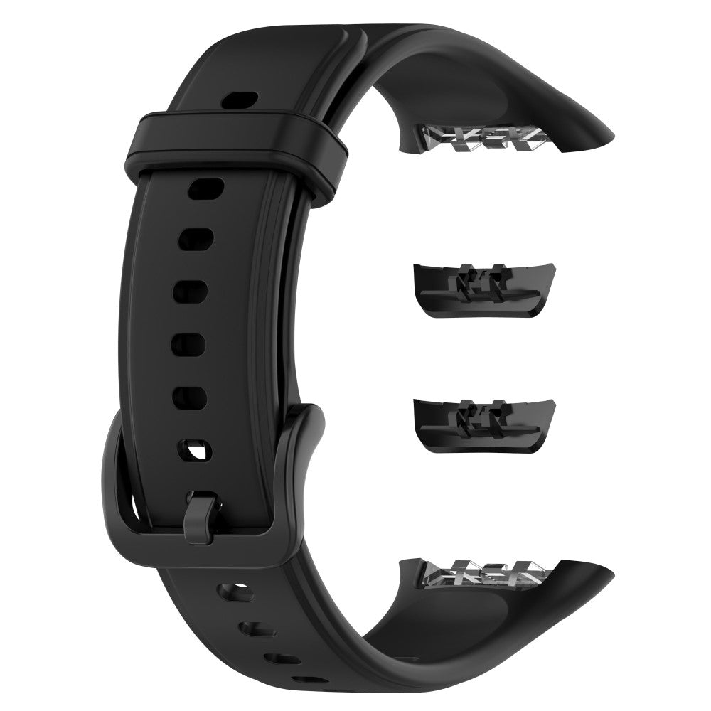 Rigtigt fed Oppo Band 2 Silikone Rem - Sort#serie_3