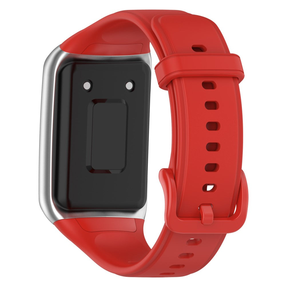 Rigtigt fed Oppo Band 2 Silikone Rem - Rød#serie_4